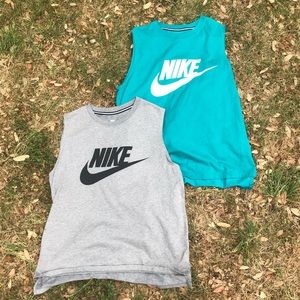 Nike muscle tanks